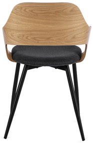 Étkezőszék Aranytölgy/Fekete Színben. ORBI