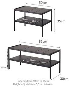 Fém kiegészítő polc Tower – YAMAZAKI
