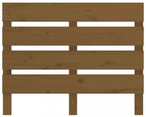 mézbarna tömör fenyőfa fejtámla 75x3x80 cm