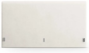 Krémszínű kárpitozott ágytámla 190,5x100 cm Remo – Micadoni