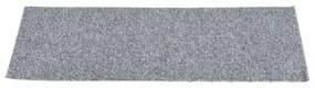 15 db öntapadós lépcsőszőnyeg, 60 x 25 cm, világosszürke, téglalap alakú