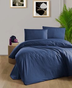 Navy Kék damaszt lapok 200x140cm+90x70cm TiaHome