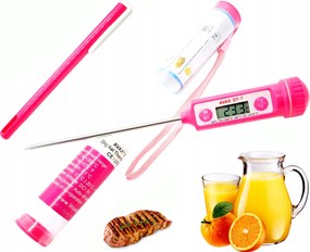 Elektronikus Konyhai Csapos Hőmérő Grill Tészta Hús Szondával