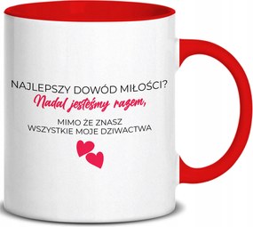 Bögre Piros Fül Együtt Annak Ellenére, Hogy Ismered A Furcsaságaimat Ajándék Évfordulóra