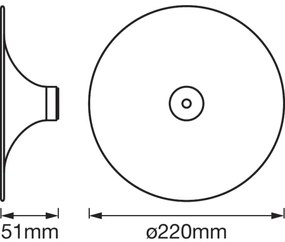 Ledvance - Mennyezeti lámpa SMART+ TIBEA 1xE27/60W/230V