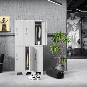 BHP munkaruhaszekrény szürke: BARTEK 1 Plus