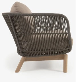 Catalina khaki kerti fotel - Kave Home