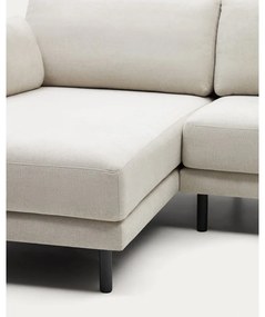 Krémszínű sarokkanapé Gilma – Kave Home