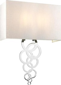 Elstead Lighting Rosa ROSA-LARGE-PC Fali lámpa 2x60W/E27