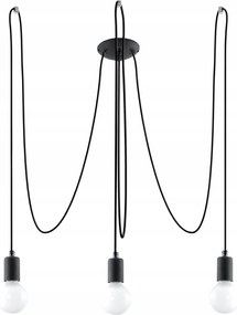 Függő lámpa Edison 3 Sollux Lighting SL.0370