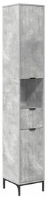 Fürdőszobai magas szekrény Beton szürke 31.5 x 33 x 190 cm
