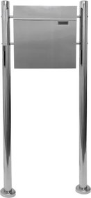 STILISTA Acél postaláda állvánnyal 37 x 36 x 9 cm