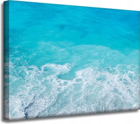 Vászonkép Hab a tengeren Hullámok Víz 40x30 cm Ideális ajándék