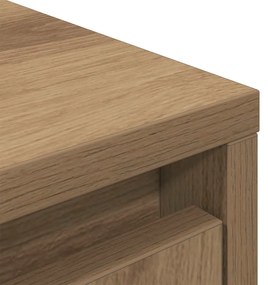 kézműves tölgy szerelt fa magasszekrény 29,5x34x119,5 cm