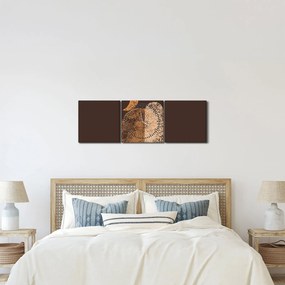 Kép - Narancssárga ívek N⁰2 (órával) (90x30 cm)