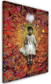 Gario Vászonkép Lány a hintán - Jose Luis Guerrero Méret: 40 x 60 cm