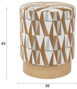 Barna puff Ziggy – White Label