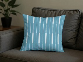 Mikroflanel párnahuzat STRIPELLE 40x50 cm, kék
