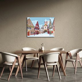 Kép - téli sikátor (70x50 cm)