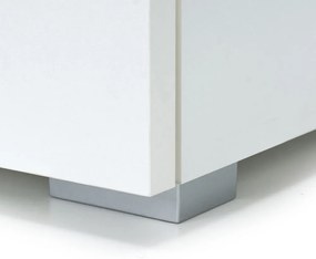 Casaria® Könyvespolc 190 cm fehér - 5 rekeszes