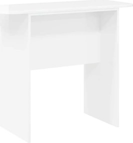 vidaXL Konzolasztal Magas Fényű Fehér 93 x 40 x 75 cm Faanyag