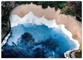 Nusa Penida strand, Indonézia képe (üvegen) (70x50 cm)