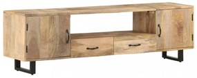 tömör mangófa TV-szekrény 160 x 30 x 45 cm