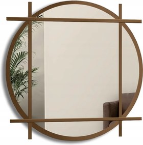 Kerek loft tükör mdf sprotnival arany keretben Izyd fi110