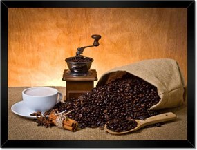 Poszterek keretben 40x30 szemes kávé