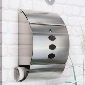 Hi rozsdamentes acél postaláda 30 x 12 x 40 cm