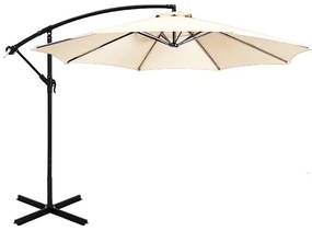Függő napernyő 2,7 m, krém