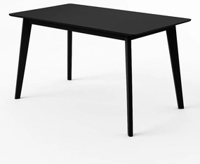 Étkezőasztal fekete asztallappal 70x120 cm Vojens – House Nordic