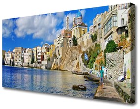 Vászonkép falra Sea város építészet 100x50 cm