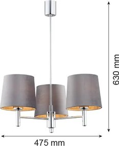 Argon BOLZANO PLUS 6107 Csillár 3x15W/E27 IP20
