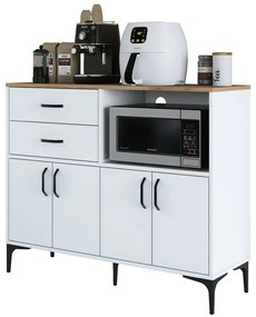 Jeby Walnut and White szekrény