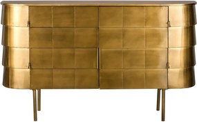 Aranyszínű fém komód 117x70x26 cm Hanna – Dutchbone