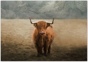 Poszterek 100x70 Skót tehén szarvasmarha
