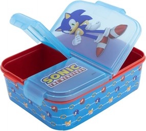 Sonic a sündisznó Speed több rekeszes uzsonnás doboz, szendvicsdoboz