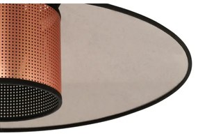 Duolla - Felületre szerelhető csillár RIO SHINY 1xE27/15W/230V átm. 45 cm fekete/réz