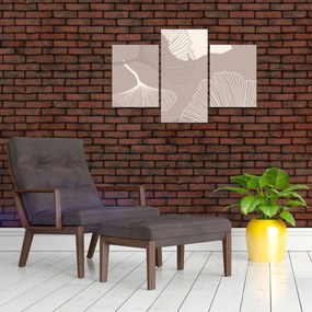 Kép - Bézs színű levelek N⁰1 (90x60 cm)