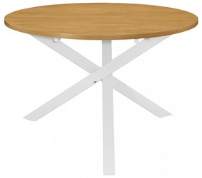 fehér MDF étkezőasztal 120 x 75 cm