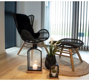 Báránybőr, fekete, 50x85 cm