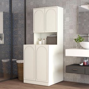 Lyon fürdőszobaszekrény, krém, 70 cm – TR845HCT4402