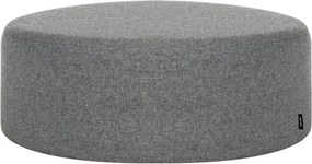 Szürke gyapjú puff Folk – noo.ma