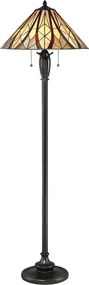Elstead Lighting VICTORY & HOLMES QZ-VICTORY-FL Tiffany Állólámpa 2x60W/E27