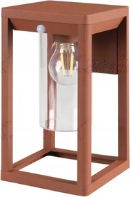 Kültéri fali lámpa barna 15W érzékelővel Kanlux