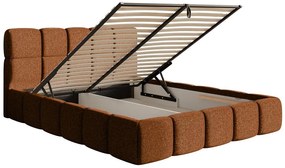 Franciaágy 140 cm Cirsten 140 (ágyráccsal) (tárolóhellyel) (réz). Akció -15%. 1099540