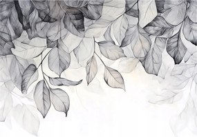 Fotótapéta levelek 3D Hatás Modern elegáns nappali hálószoba Szuper Hatás