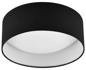 Fekete LED mennyezeti lámpa ø 30 cm Locarno – Trio
