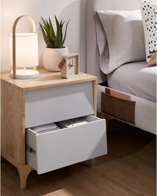 Lydia bézs kétszemélyes ágy, 160 x 200 cm - Kave Home